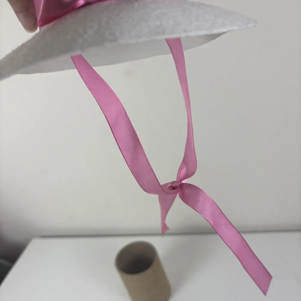 American Girl Doll Marie Grace Summer White Hat Pink Ribbon -  Meet Accessories